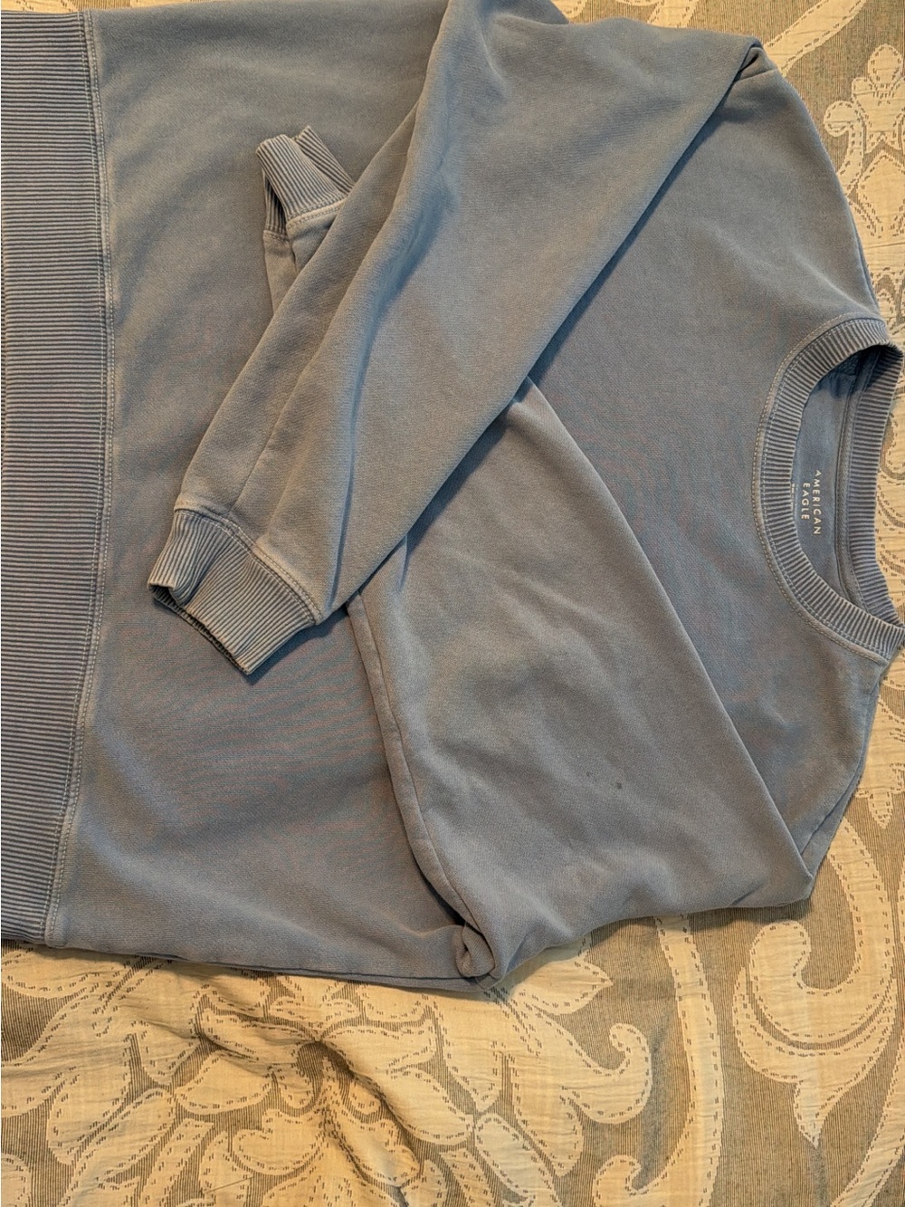 American Eagle Light Blue Crewneck Sweatshirt XS